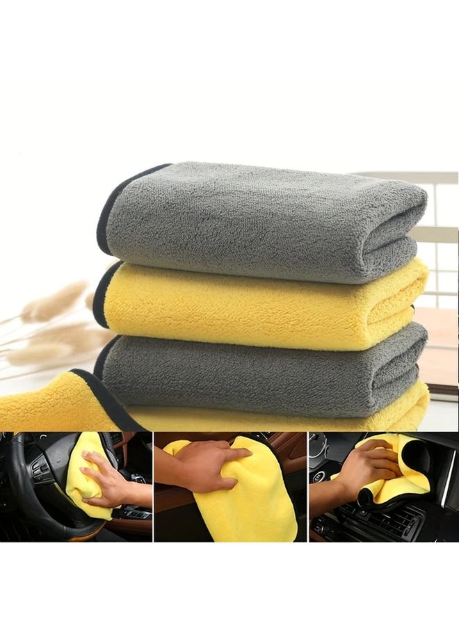 Microfiber Car Cleaning Towels 30x60cm Scratch Free Lint Free Fade Resistant - Image 1